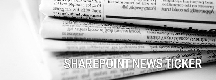 SharePoint News Ticker